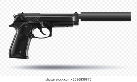 Armas modernas Ilustraciones vectoriales realistas	
