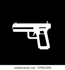 gun pistol black