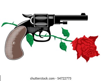 Gun and Rose
