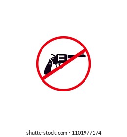 Gun rule vector icon