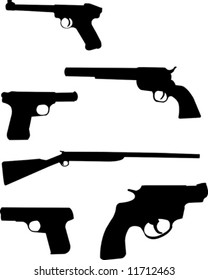 Gun silhouettes.