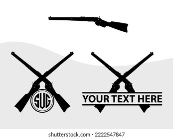 Ilustración de vectores imprimibles SVG de Gun