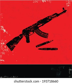 Gun symbol,vector