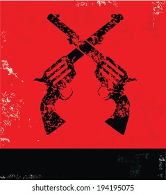 Gun symbol,vector