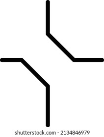 Imagen vectorial de icono de enfoque o de destino
