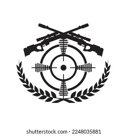 Gucken Sie Zielsymbol Vektorgrafik-Vorlagendesign