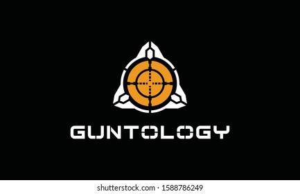 Gun Target Vector Royalty Logo Design Inspirations