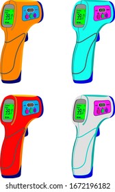 Gun-Thermometer. Digital Infrared Thermometer Gun