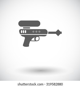 Gun toy icon. Flat vector related icon for web and mobile applications. It can be used as - logo, pictogram, icon, infographic element. Vector Illustration.