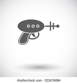 Gun toy icon. Flat vector related icon for web and mobile applications. It can be used as - logo, pictogram, icon, infographic element. Vector Illustration.