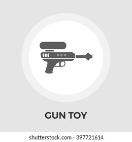 Gun Toy Icon Vector. 