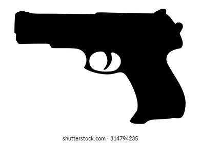 Gun Vector Stock Vector (Royalty Free) 314794235