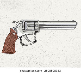 Vektorgrafik-Design für Waffen für Bekleidung, Aufkleber, Poster und Hintergrund.