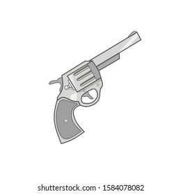 Gun vector design, simple gun icon.