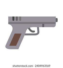 Gun Vector Flat Symbol für private und kommerzielle Nutzung.

