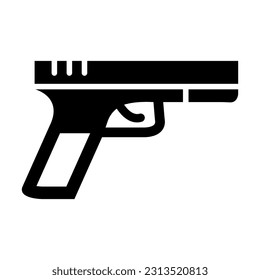 Icono De Glifo Vector De Armas Para Uso Personal Y Comercial.
