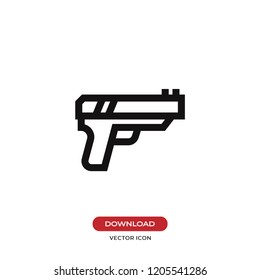 Gun vector icon