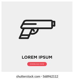 Gun vector icon