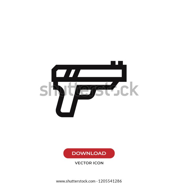 Gun vector
icon