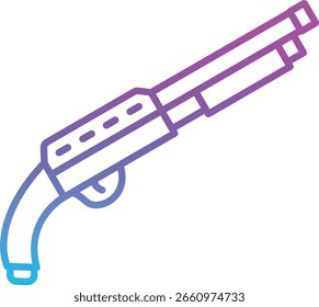 Icono de Vector de pistola. Se puede utilizar para aplicaciones de impresión, móviles y de Web.