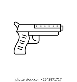 Gun vector icon which can easily modify or edit

