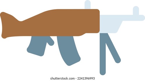 ilustración del vector de armas en un fondo transparente. Símbolos de calidad superior. Iconos vectoriales de color de línea para el concepto y el diseño gráfico.