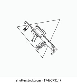 Ilustración de línea vectorial de juego