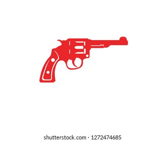 Gun vector symbol template