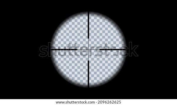 Gun Viewfinder Sniper Hunting Scope On Stock Vector (Royalty Free ...