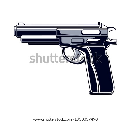 gun weapon drawn style icon