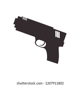 gun weapon isolated icon