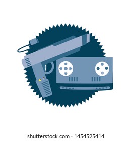 gun weapon video game with control