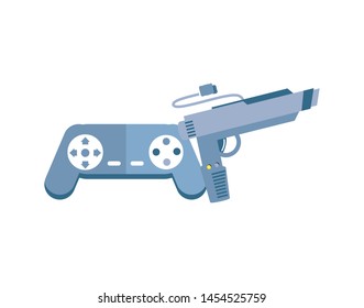 gun weapon video game with control