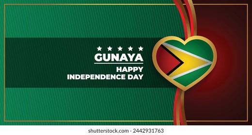 Gunaya National Day, celebration template banner vector Illustration
