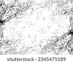 Gunge effect black and white vector.