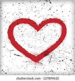Gunge heart background