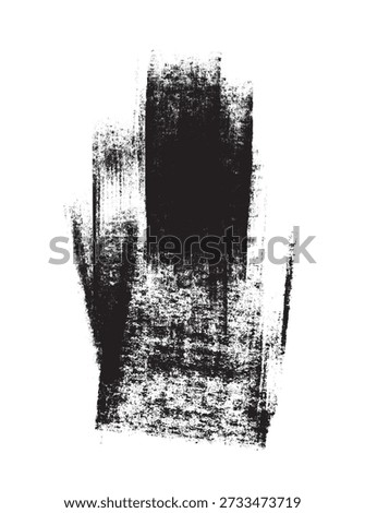 Gunge rolled ink stamp textures handmade with brayer. Letterpress vintage rough irregular rectangle vertical backgrounds Linocut relief printing shapes illustration transparent backdrop