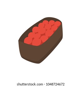 Gunkan icon flat symbol. Isolated vector illustration of  icon sign concept for your web site mobile app logo UI design.