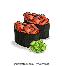 Gunkan Spicy Sake