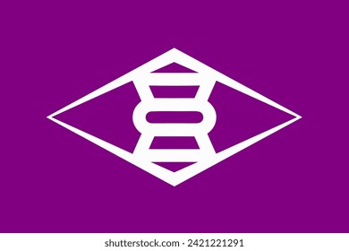 Gunma, Japan Stamp Postal. Silhouette Seal. Flag Passport Round Design. Vector Icon. Design Retro Travel. National Symbol.