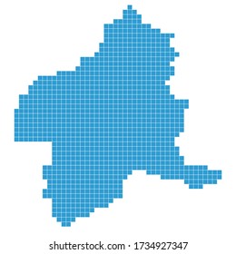 Gunma Map dot blue icon