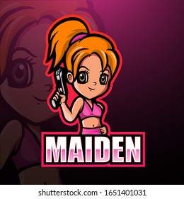 Gunner Maiden Esport Logo Design