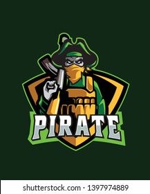 Gunner Pirate E Sports Logo