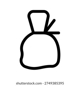 Gunny Sack Icon Vector Symbol Design Illustration