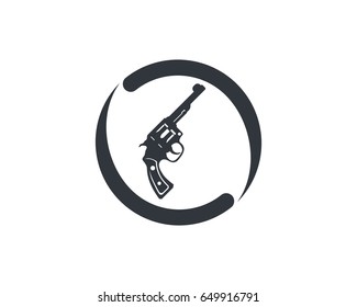 Guns Logo Template Stock Vector (Royalty Free) 649916791