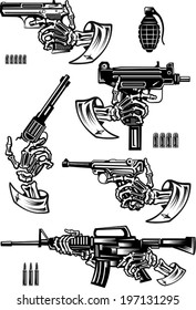 Guns: old and modern