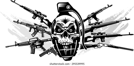 Guns: old and modern