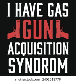 Guns or riffles typography or graphics tshirt design 