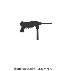 guns simple clip art vector illustration
