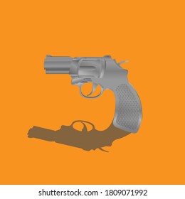 pistolas y objetivos, rifles, iconos vectores de pistolas